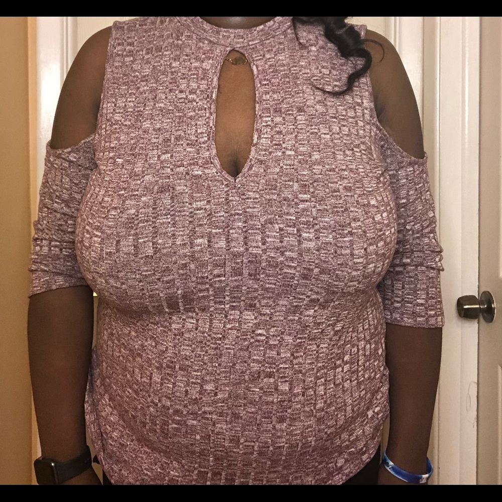 Dusty Pink Sweater Top